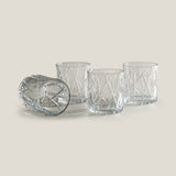 Nexis Clear Whiskey Glass - Set of 4