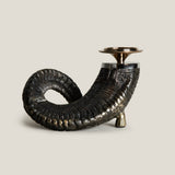 Cherokee Nickel & Patina Candle Holder