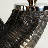 Cherokee Nickel & Patina Candle Holder