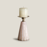 Kai Blush & Gold Candle Holder Large