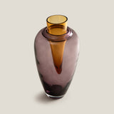 Arcus Purple & Amber Décor Vase