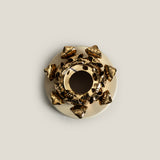 Stardust Blossom Off-White & Gold Vase