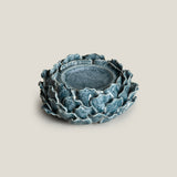 Floraison Blue Candle Holder