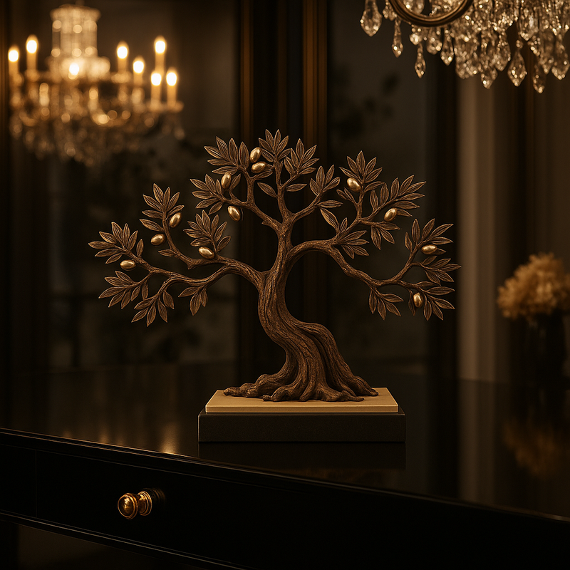 Tranquil Tree Bronze Decor