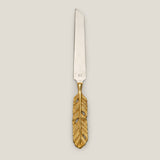 Pluma Brass & Stainless Steel Table Knife Set