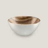 Grove Wooden Texture Small Serving Bowl