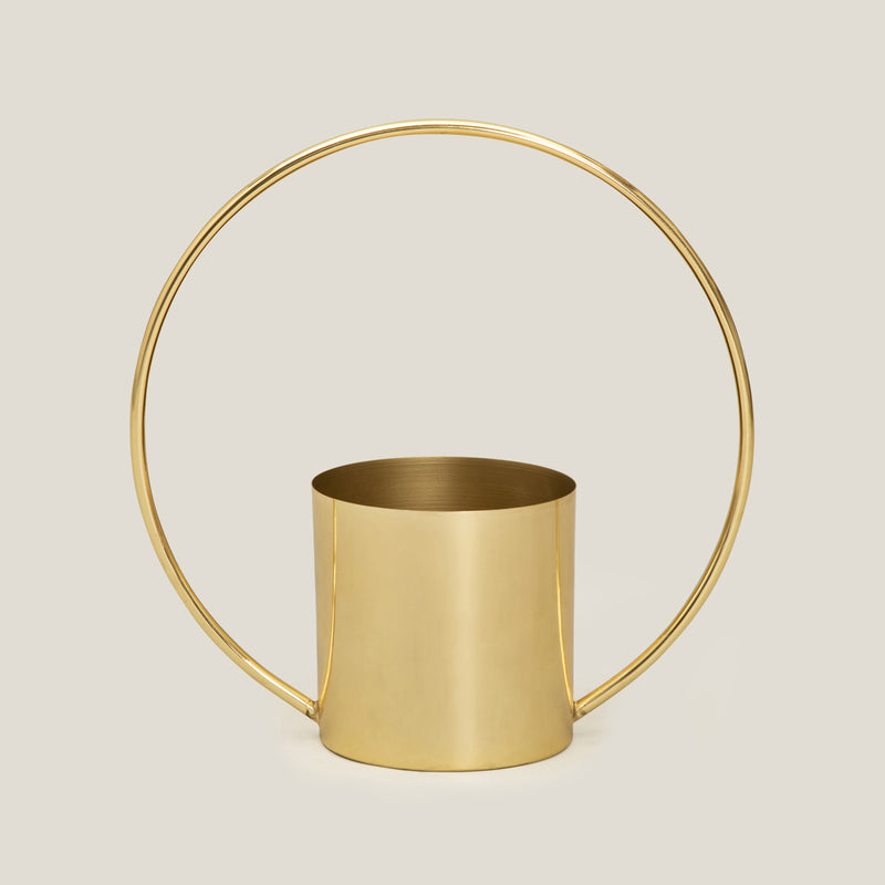 Gold Stainless Steel Planter