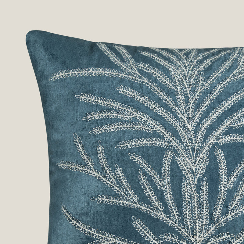 Frecsia Embroidered Cushion Cover