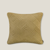 Spumo Yellow Cotton Velvet Cushion Cover