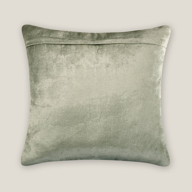  Grey Geometric Velvet Cushion Cover