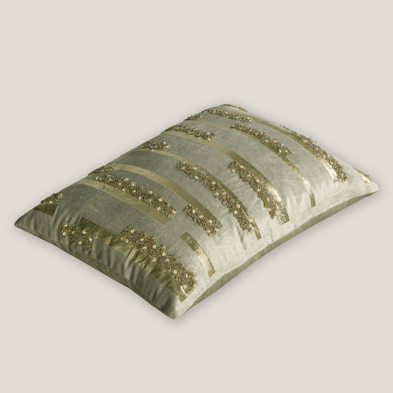 Kiyo Grey Velvet Cushion Cover