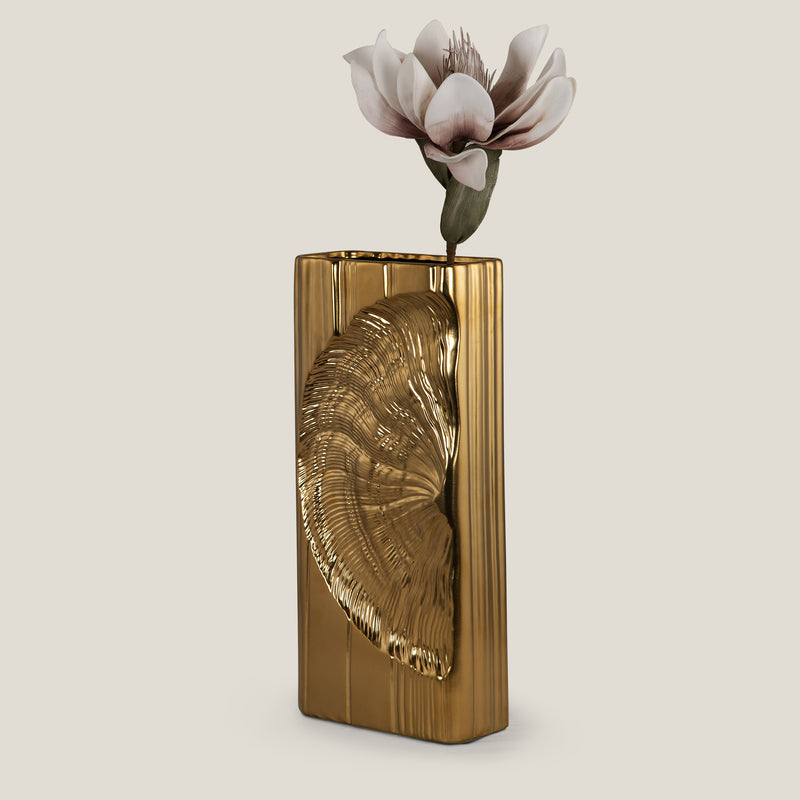 Carter Ceramic Gold Vase