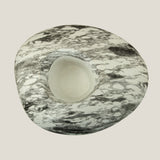 Marble Resin Grey Rock Planter Small
