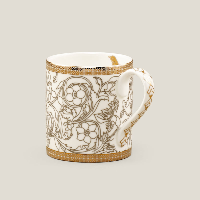 Alessi Gold & Platinum Coffee Mug Set Of 2