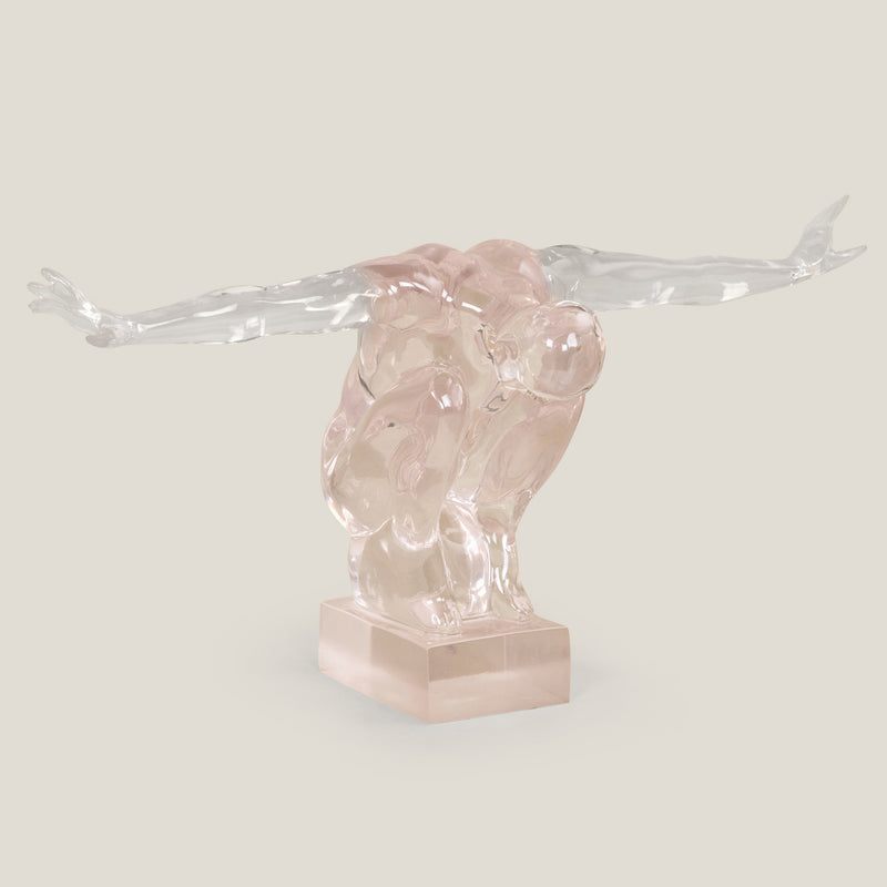 Clear Resin Sculpture