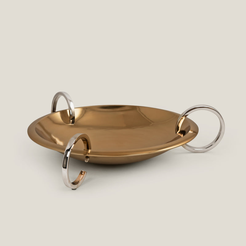 Rizy Gold Decor Platter