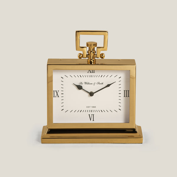 Arleen Gold Table Clock