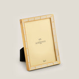 Akoya Off White & Gold Mop & Stainless Steel Photo Frame