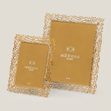 Twig Gold Metal & Glass Photo Frame Large