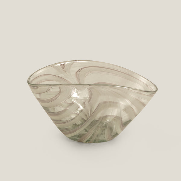 Arctic Glass Decor Bowl