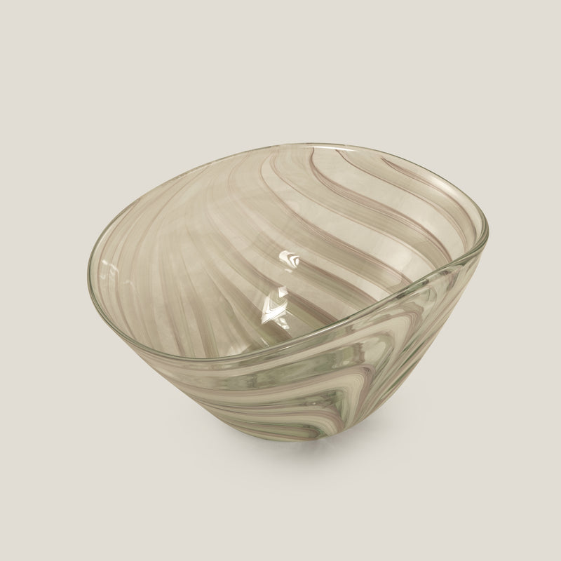 Arctic Glass Decor Bowl