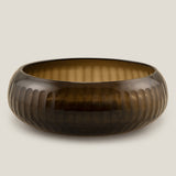 Favus Brown Glass Decor Bowl