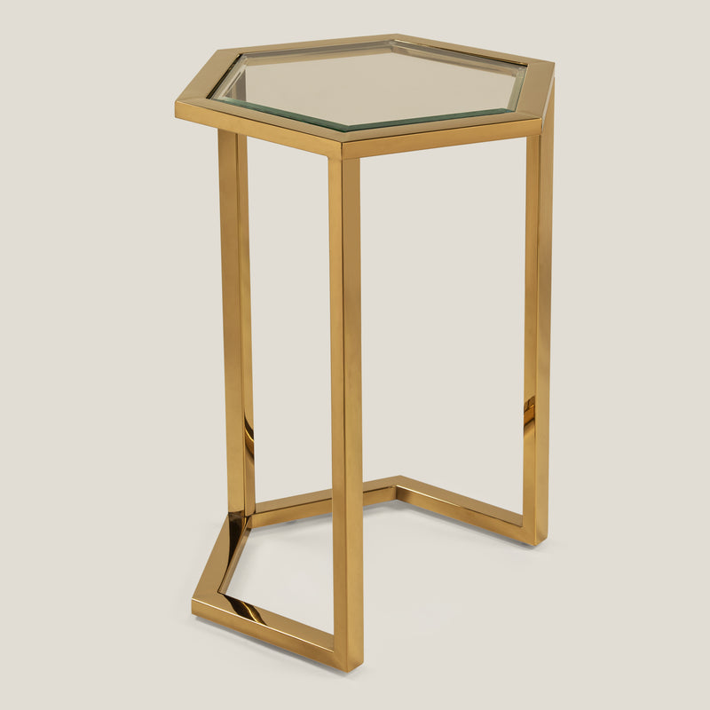 Hexad Gold Nest of Tables