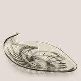 Alanya Smoke Glass Decor Platter