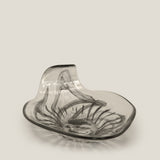 Alanya Smoke Glass Decor Platter