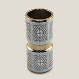 Sakai Blue & Gold Ceramic Vase