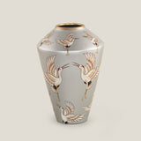 Aves Grey Ceramic Vase