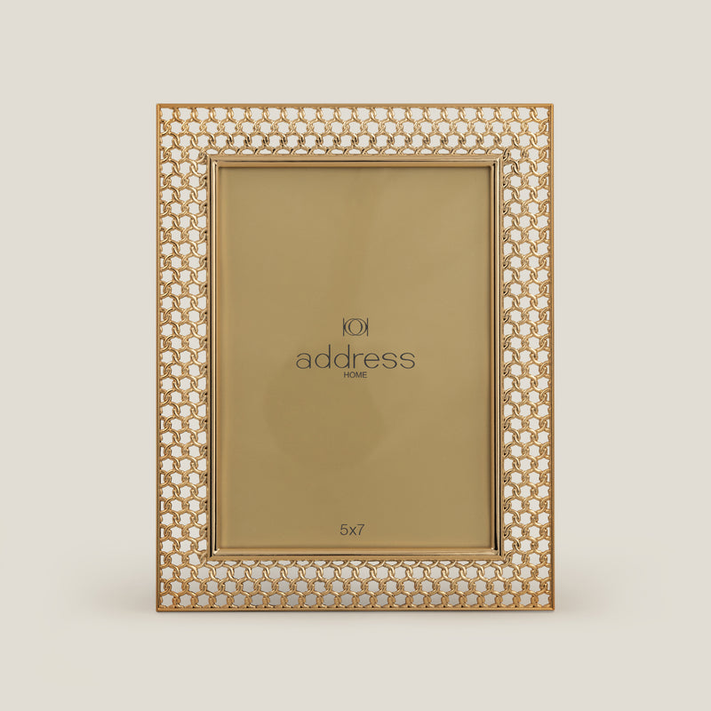 Tracery Rose Gold Photo Frame