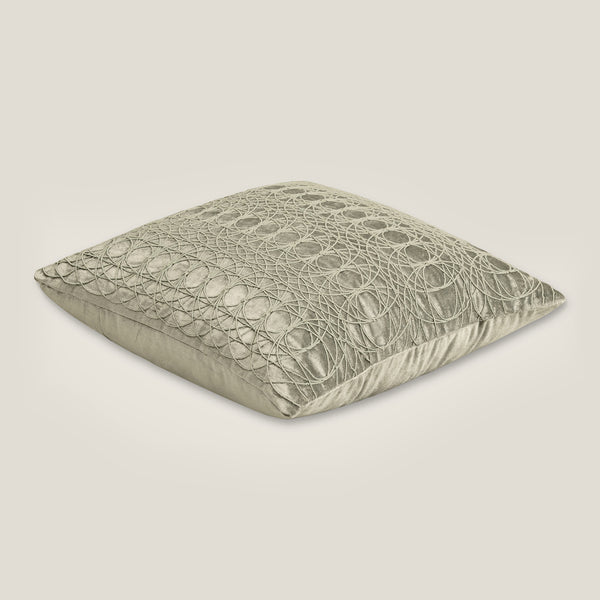  Light Grey Velvet Cushion Cover