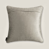 Dark Grey Pleated Velvet Cushion Cover