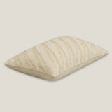 Textured Ivory Faux Silk Cushion 