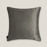 Dark Grey Emb. Foam Satin Cushion Cover
