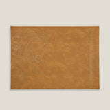 Cabal Tan Faux Leather Placemat Set Of 2