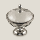 Seville Nickel Serving Bowl With Lid S