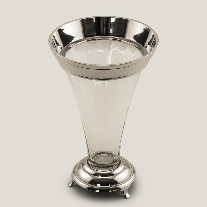 Cirio Glass & Metal Vase