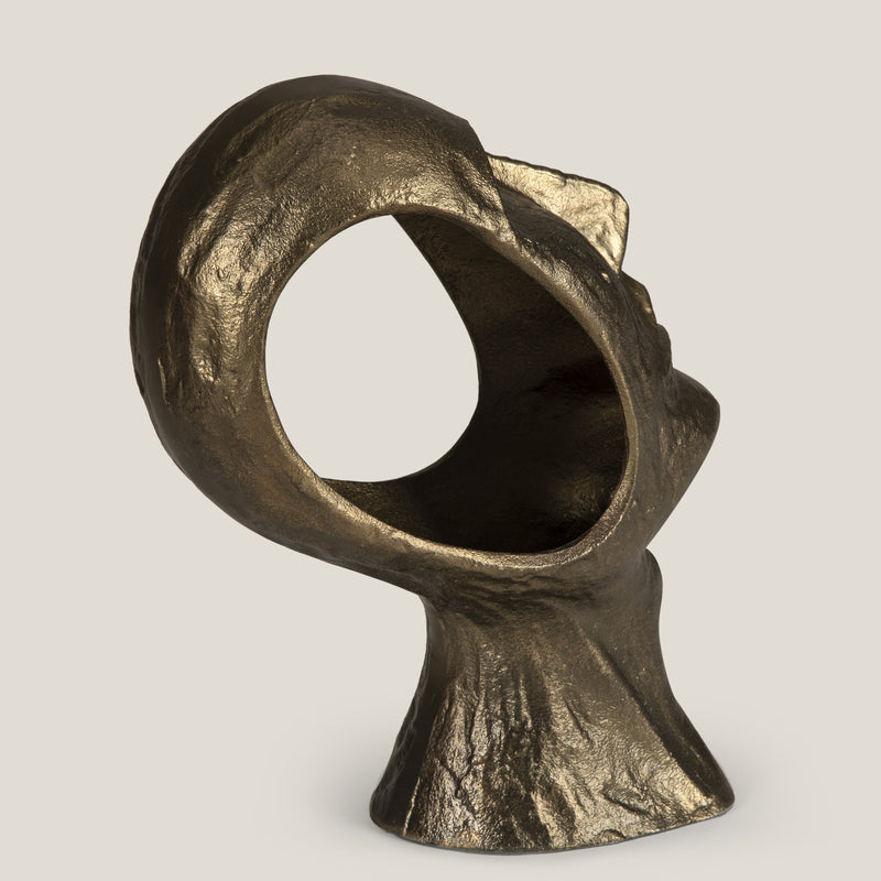 Hollow Head Metal Sculpture L