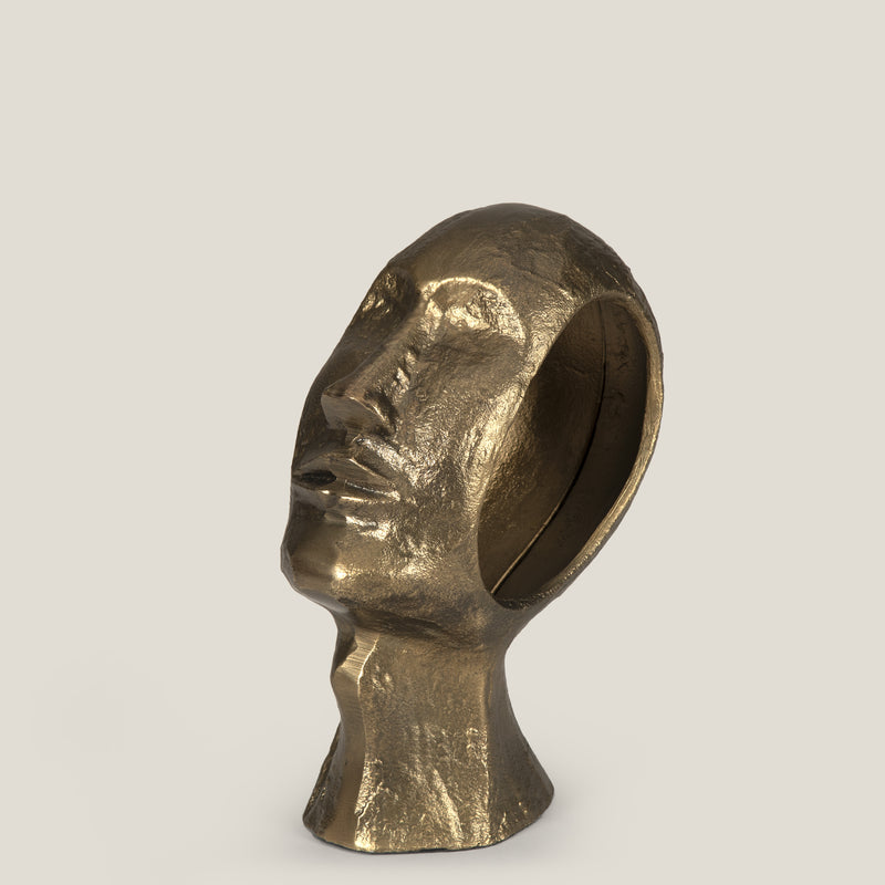 Hollow Head Metal Sculpture S