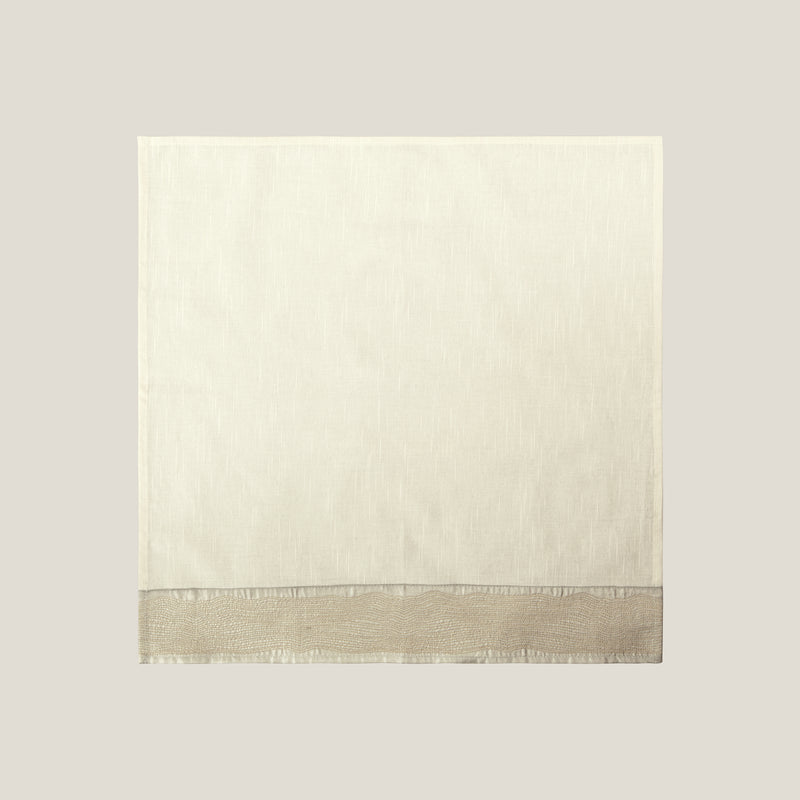 Lina Grey Paper Silk Patch Napkin Set