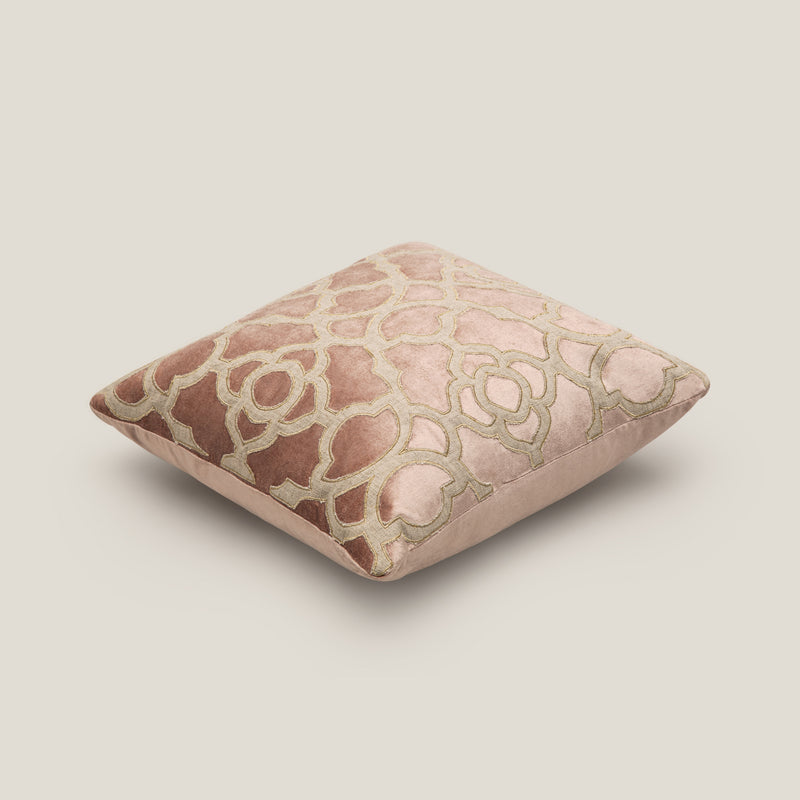 Colmar Pink Velvet Cushion Cover