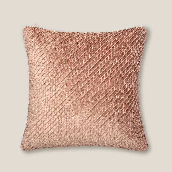 Amiens Pink Velvet Cushion Cover