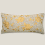 Rosa Yellow & Grey Body Pillow Cover