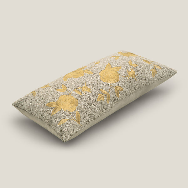 Rosa Yellow & Grey Body Pillow Cover