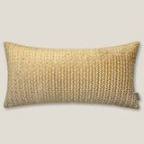 Ren Emb. Yellow Velvet Cushion Cover