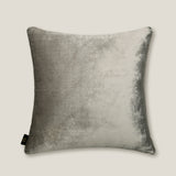 Heather Emb. Grey Velvet Cushion Cover