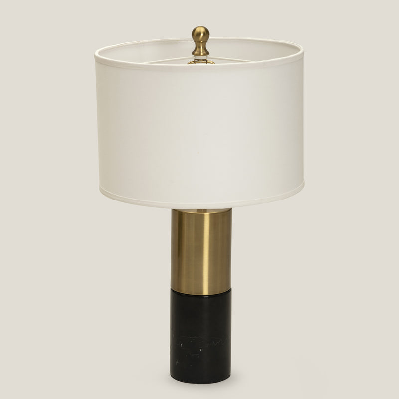 Modern Gold & White Table Lamp