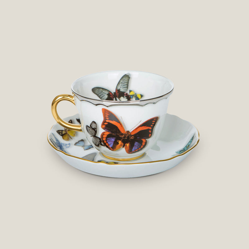 Papillon Tea Cup & Saucer